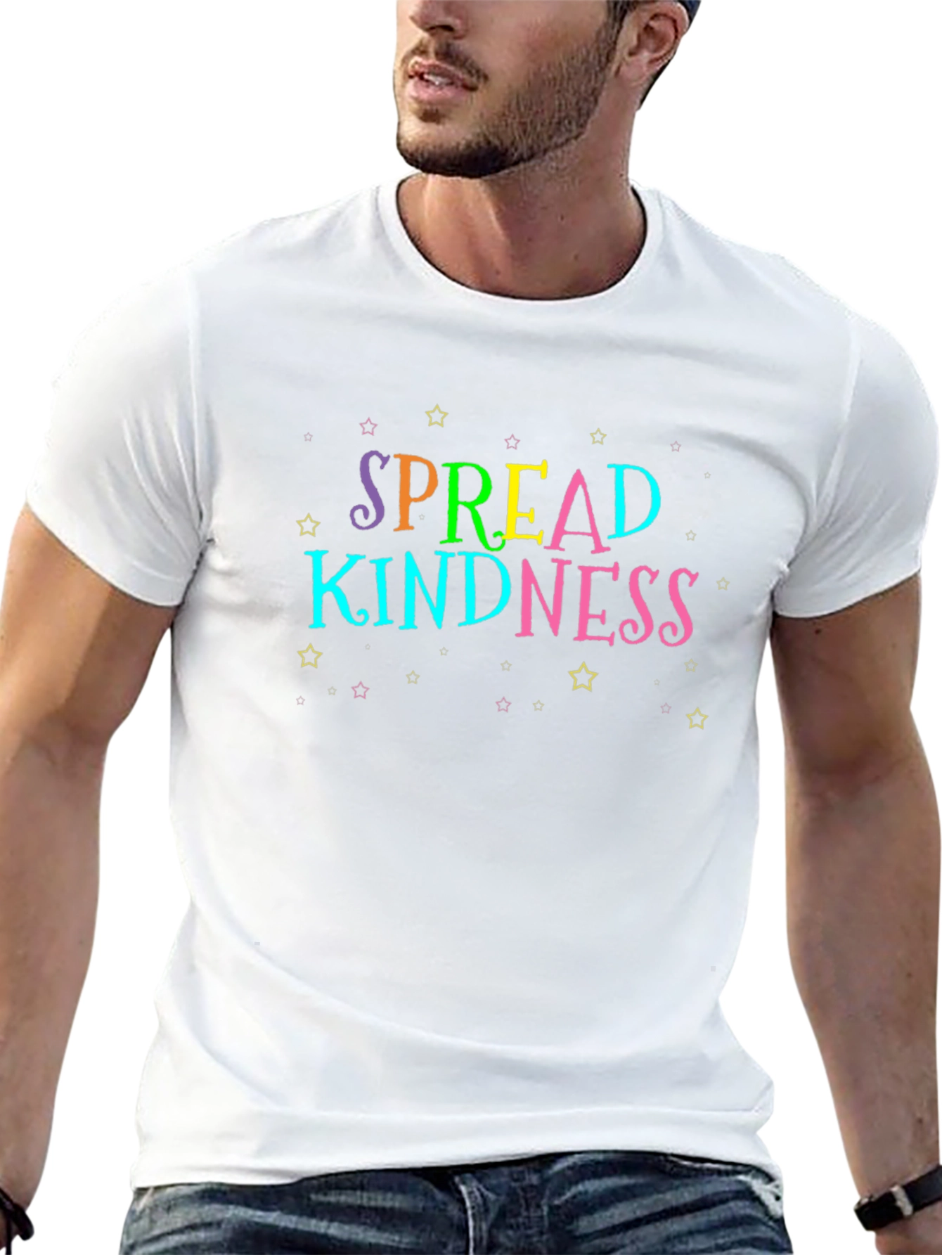 Spread Kindness Black Graphic Tee