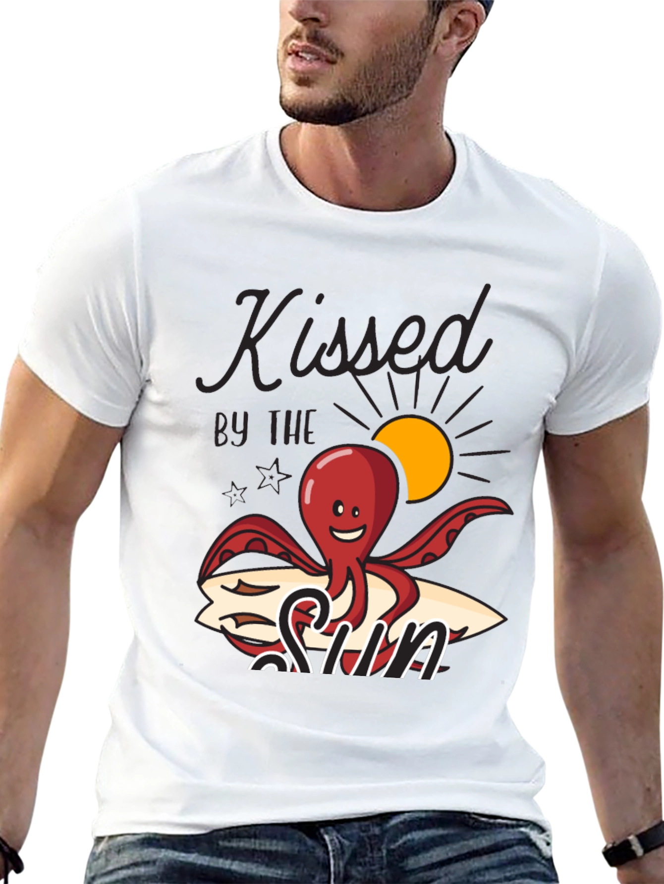 Kissed By The Sun Octopus Graphic Tee