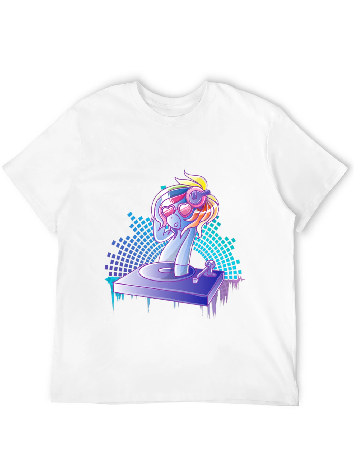DJ Pony Graphic Tee - Party Vibes