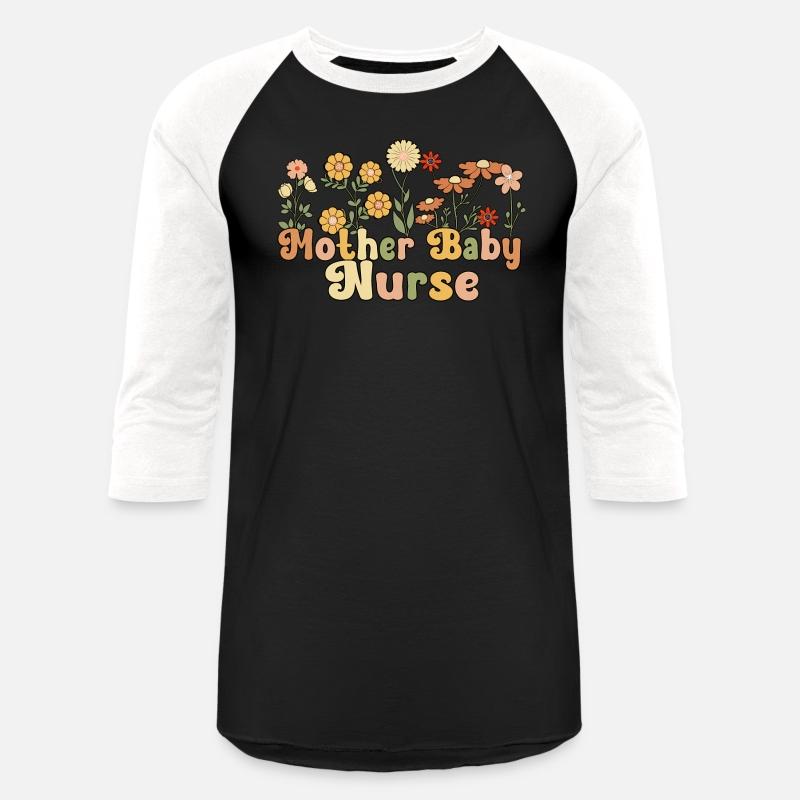 Groovy Mother Baby Nurse Flowers Postpum