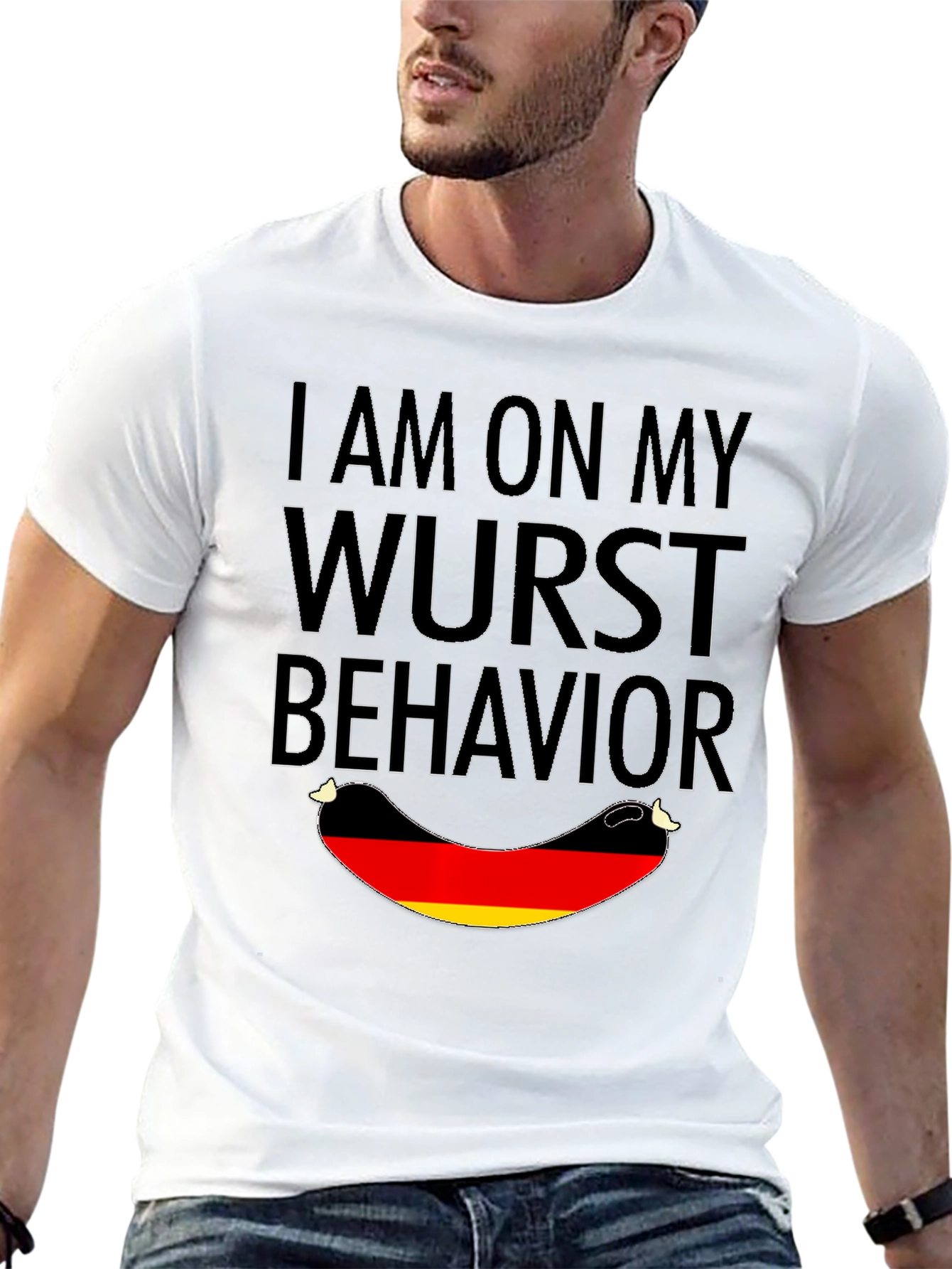 Wurst Behavior T-Shirt - Funny German Sausage Tee