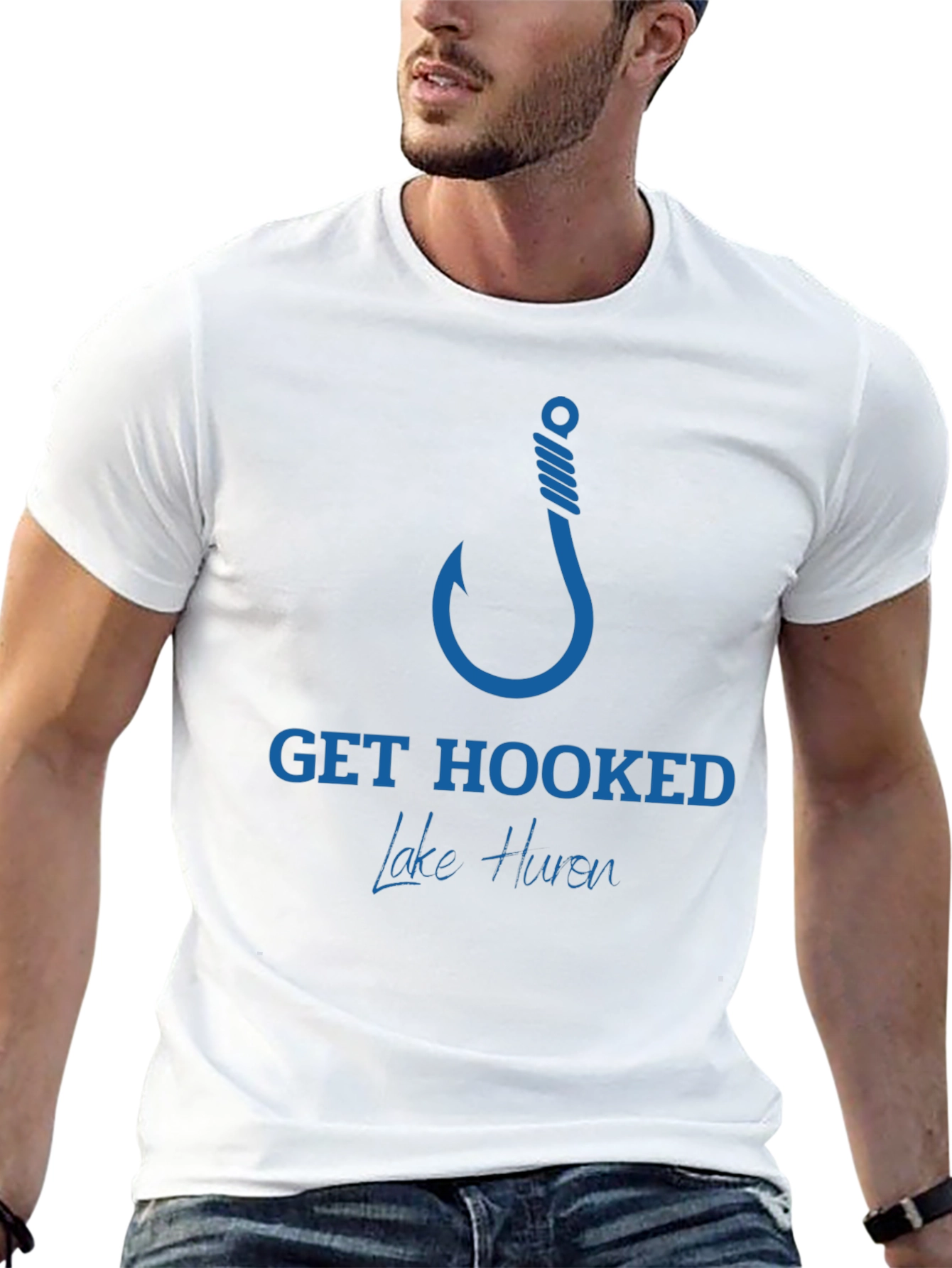 Get Hooked Lake Huron Graphic Tee