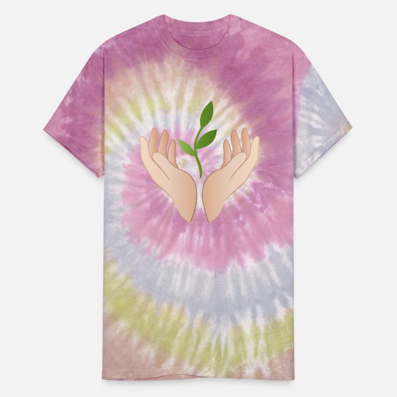 Hands with Plant - Sustainability Nature Motif