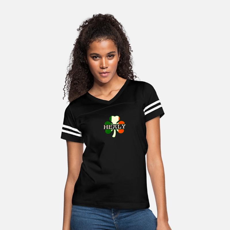 Healy Irish Surname Ireland Flag Shamrock