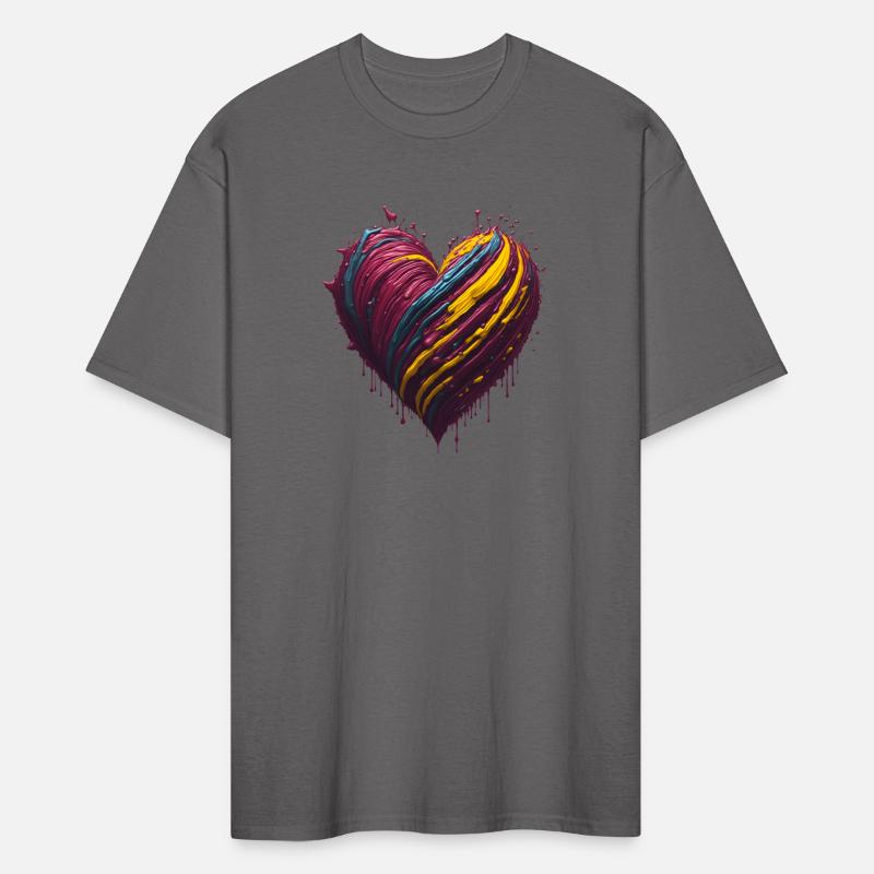 Heart paint Splash Art