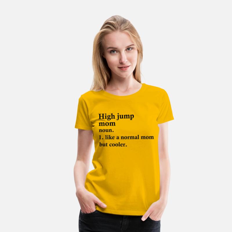 High Jump Mom Funny Athlete Definition