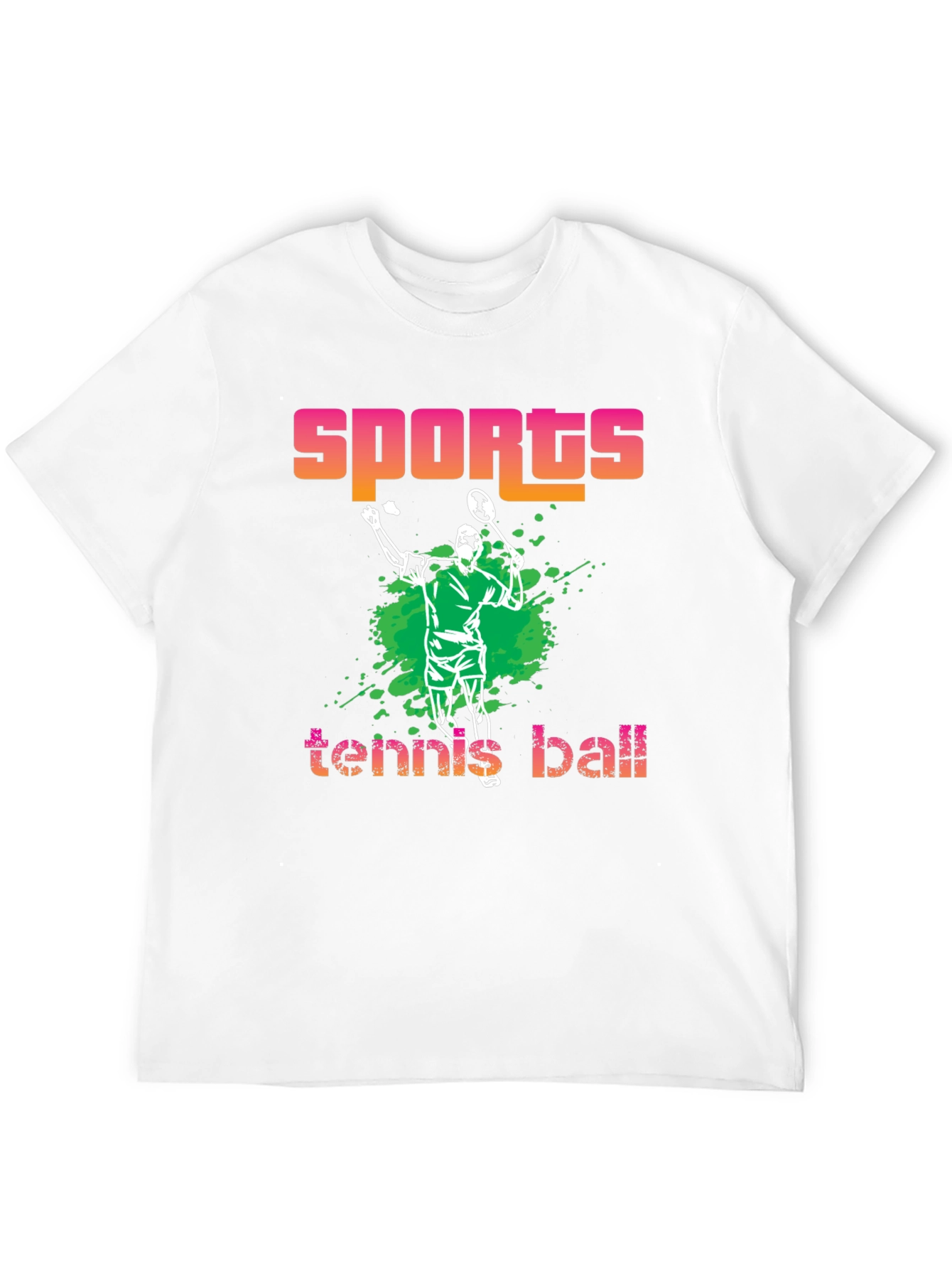 Sports Tennis Ball Graphic T-Shirt