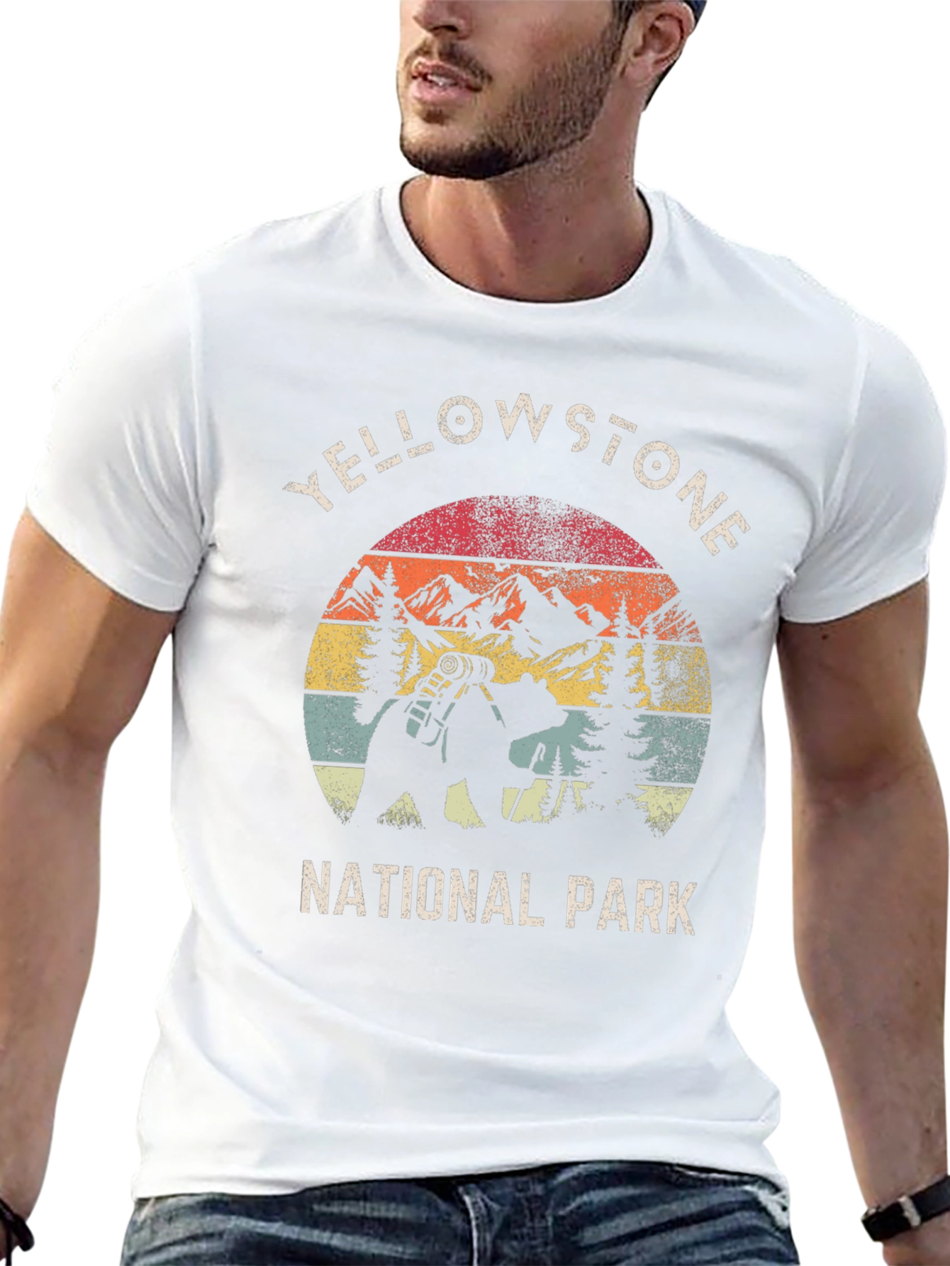 Yellowstone National Park Bear Graphic Tee