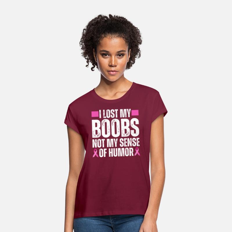 I Lost My Boobs Not My Humor Breast Cancer Funny