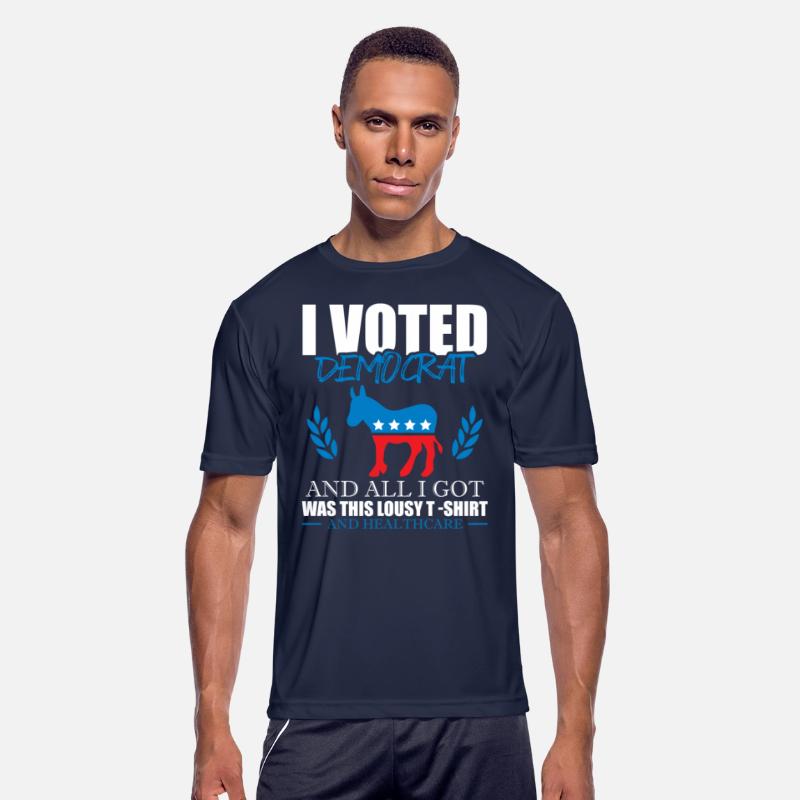 I Voted Democrat American Donkey Joke Voter Vote