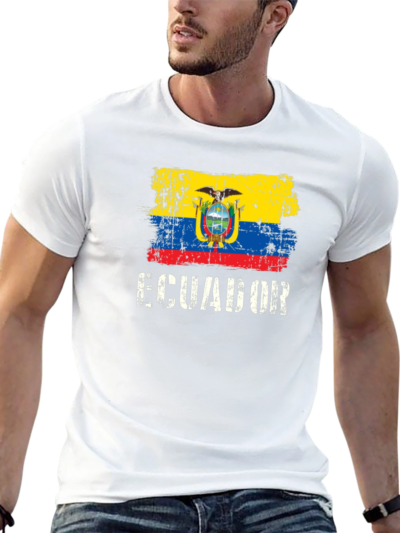 Ecuador Flag Graphic T-Shirt