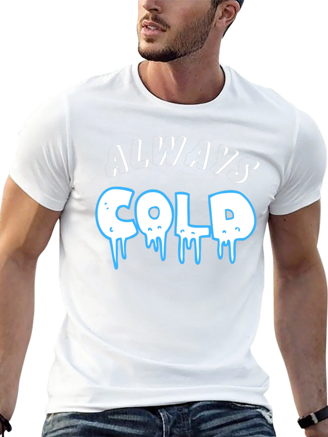 Always Cold Graphic T-Shirt - Black
