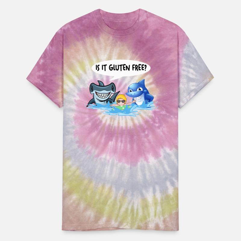 Is It Gluten Free Two Sharks Graphic