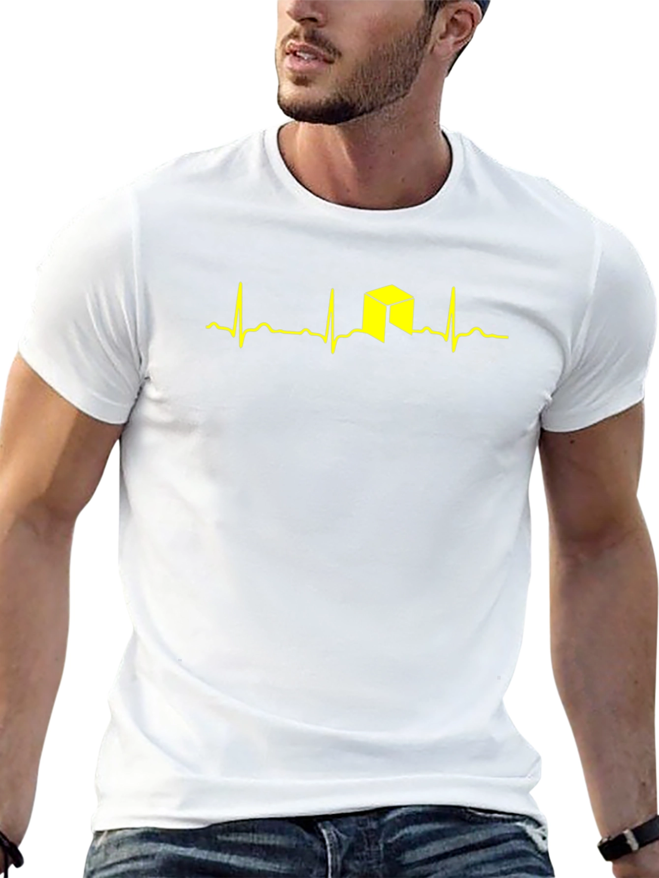 Neo Crypto Heartbeat T-Shirt - Blockchain Lover Tee