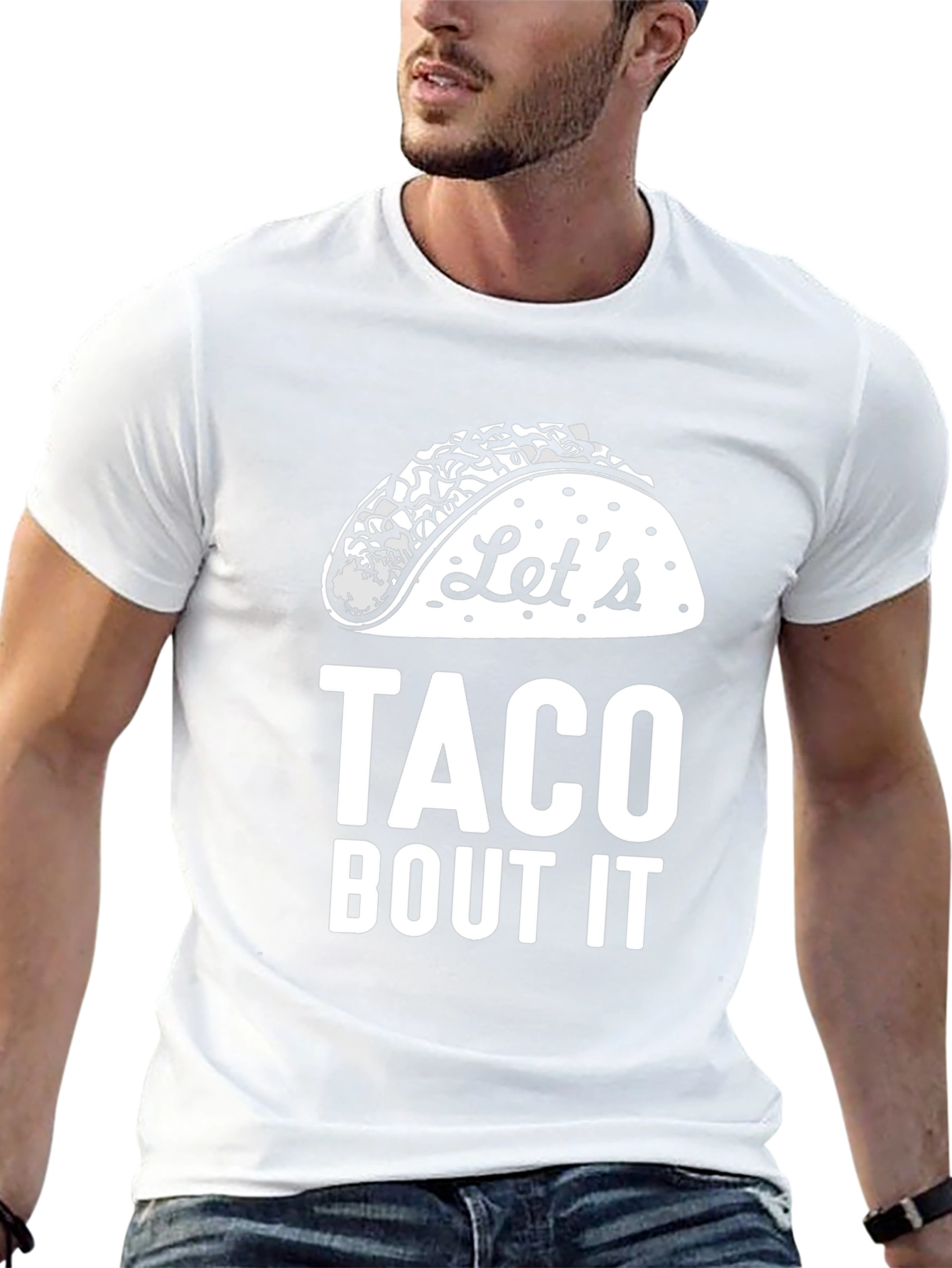Lets Taco Bout It Black Graphic Tee