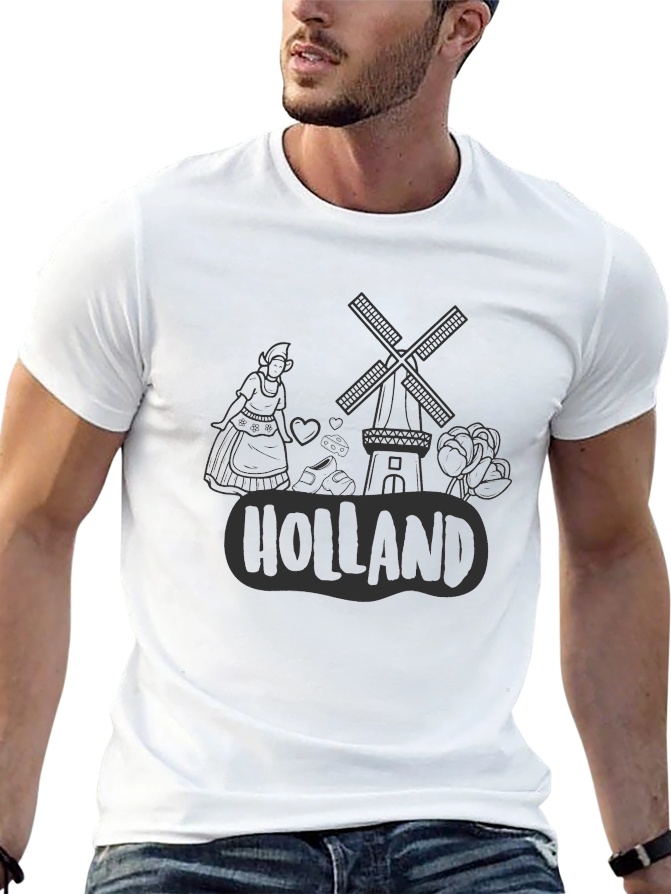 Holland Graphic T-Shirt | Travel Souvenir Tee