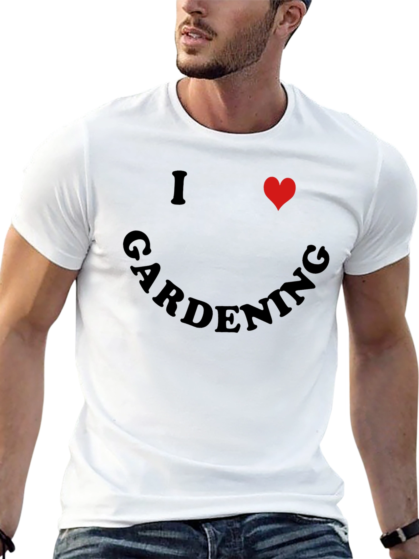 I Heart Gardening Black T-Shirt - Garden Lover Tee
