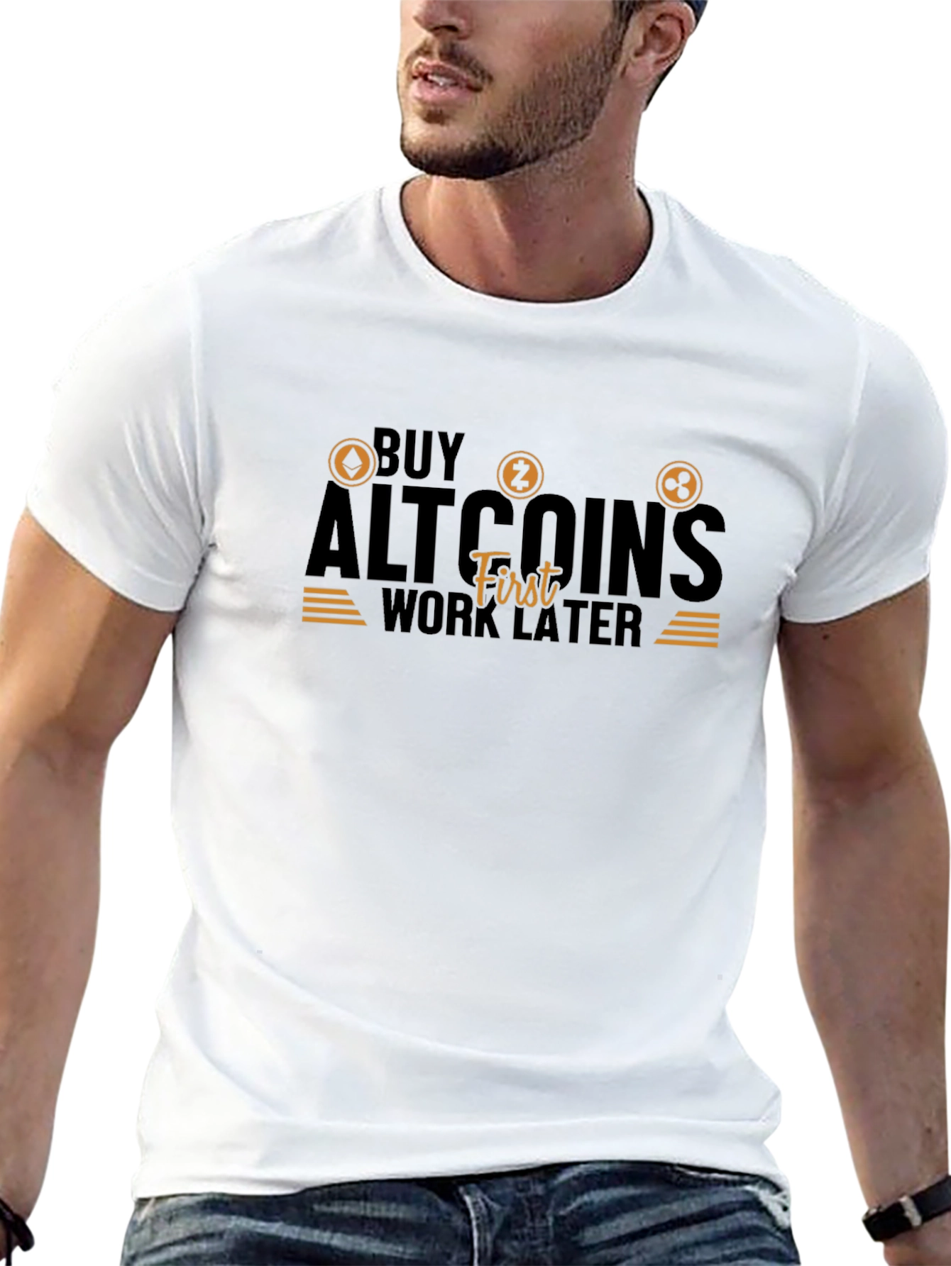 Buy Altcoins First T-Shirt - Crypto Investor Tee
