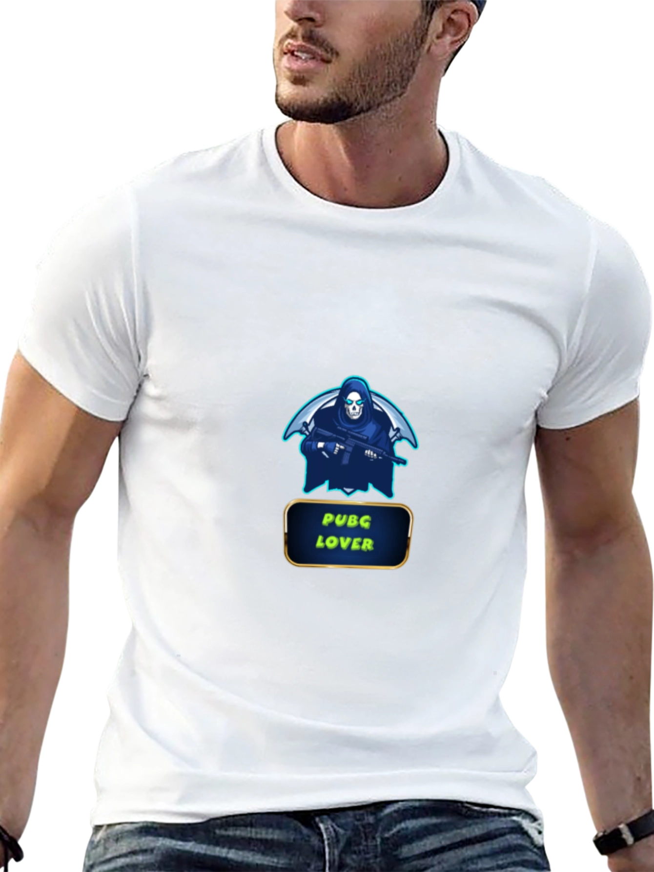 PUBG Lover Graphic Black T-Shirt