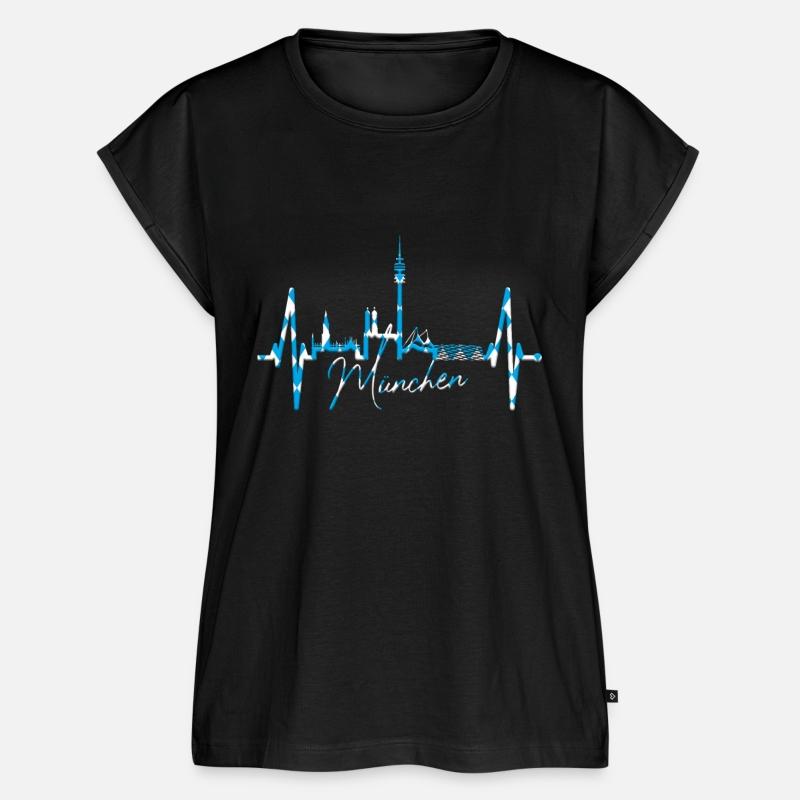 Munich Skyline Heartbeat Bavarian Oktoberfest Gift