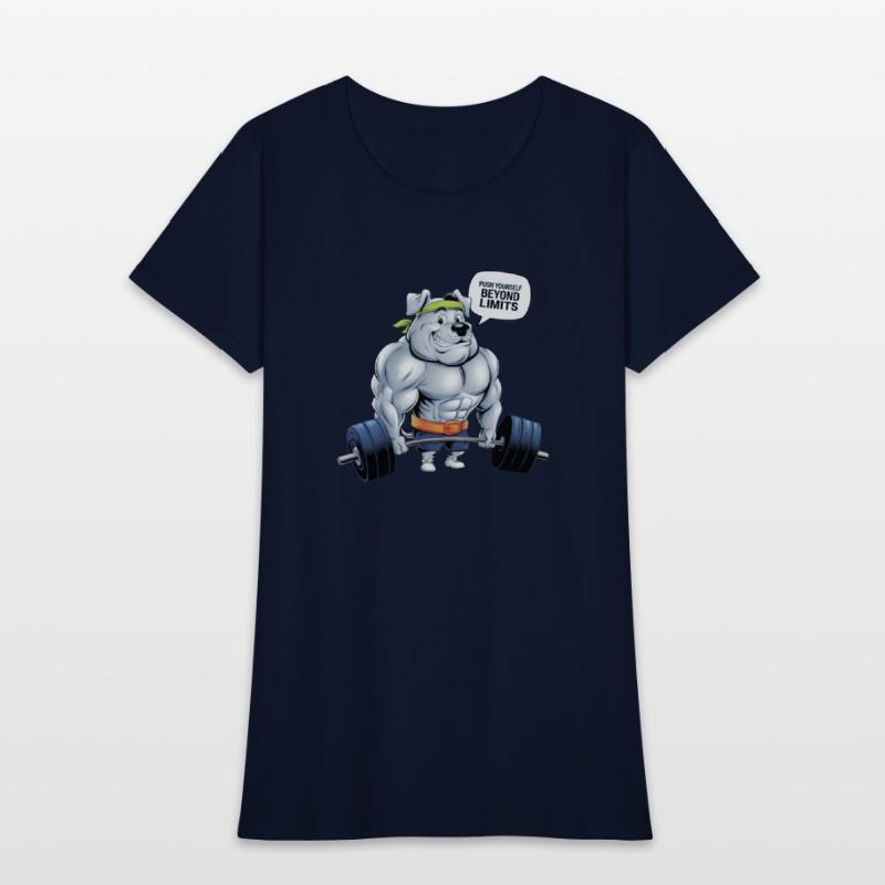 Muscular Dog Gym T-Shirt: Push Beyond Limits