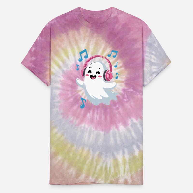 Music-loving Ghost with Headphones