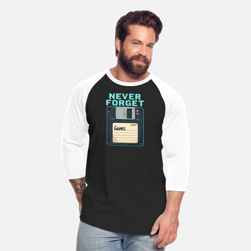 Never Forget Retro Floppy Disk Design