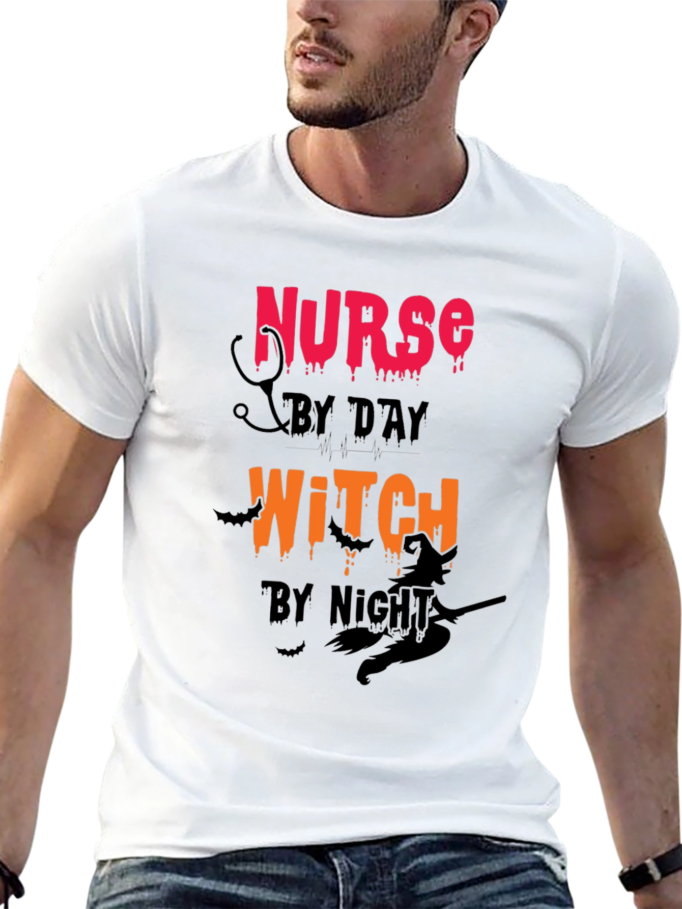 Nurse By Day Witch By Night T-Shirt