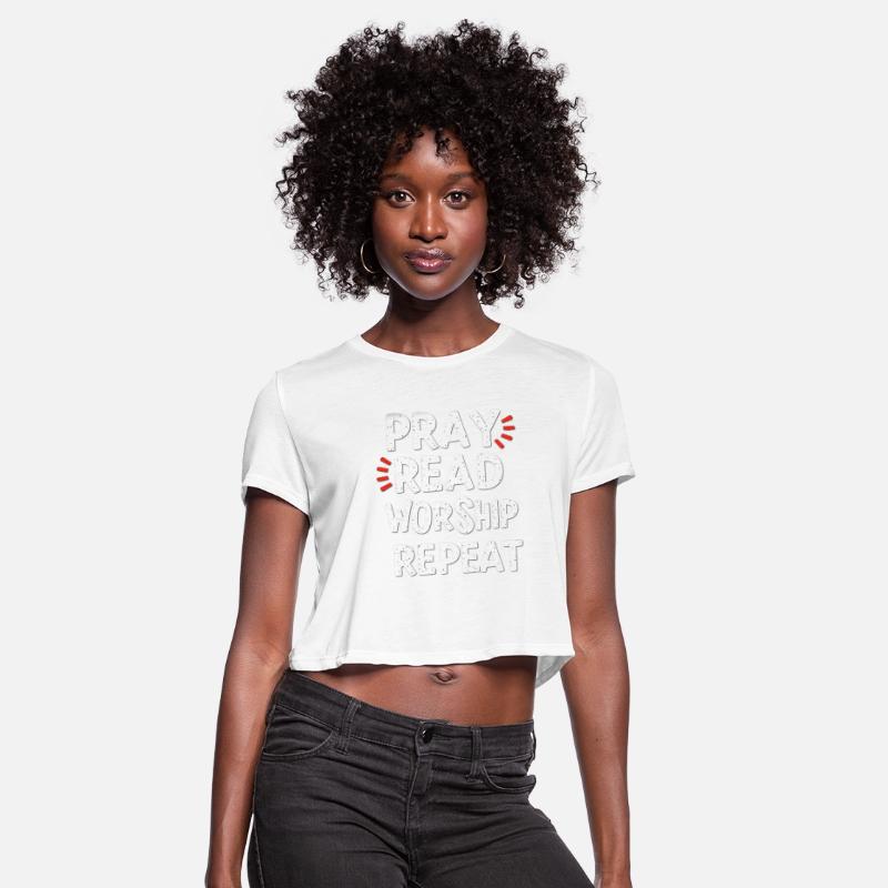 Pray Read Worship Repeat - Christian Design
