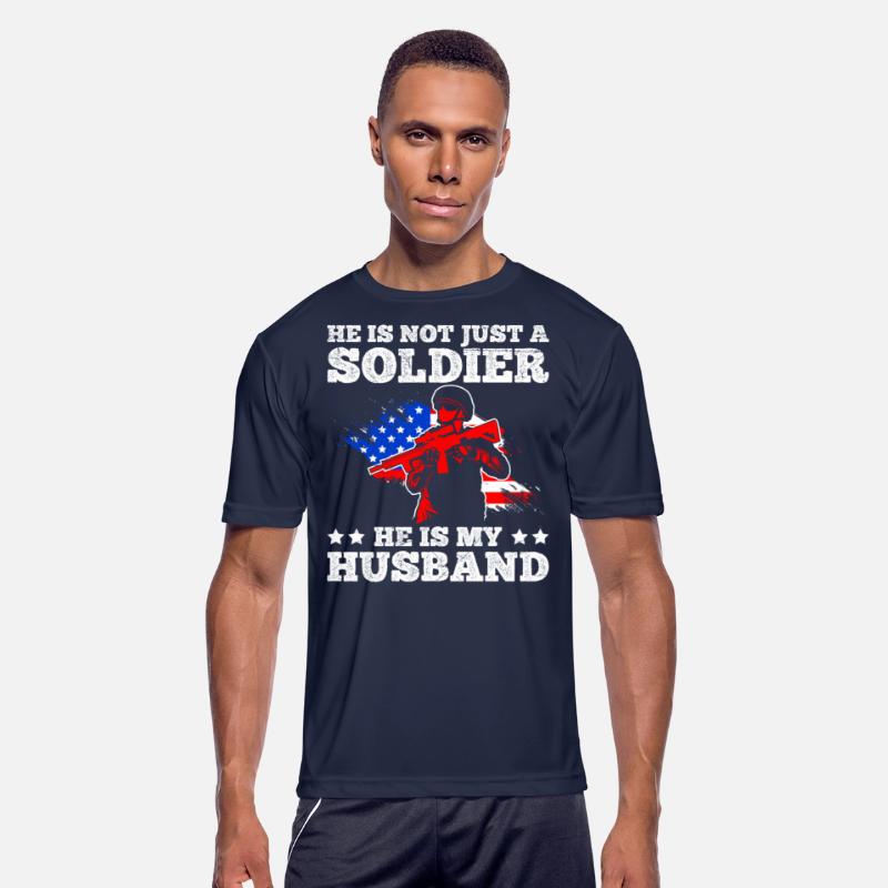 Proud Wife soldier Husband Stars and Stripes USA