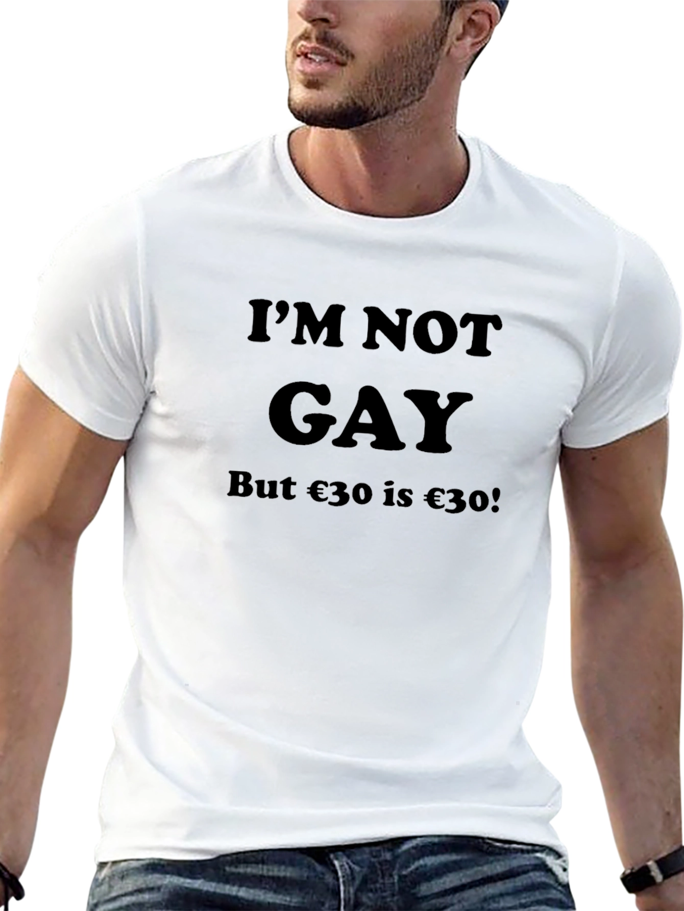 Im Not Gay Funny Slogan T-Shirt