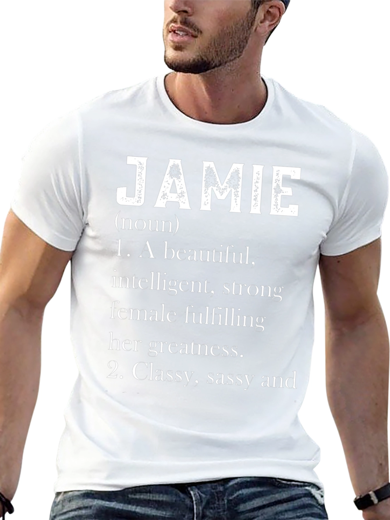 Jamie Definition T-Shirt - Beautiful Intelligent Strong