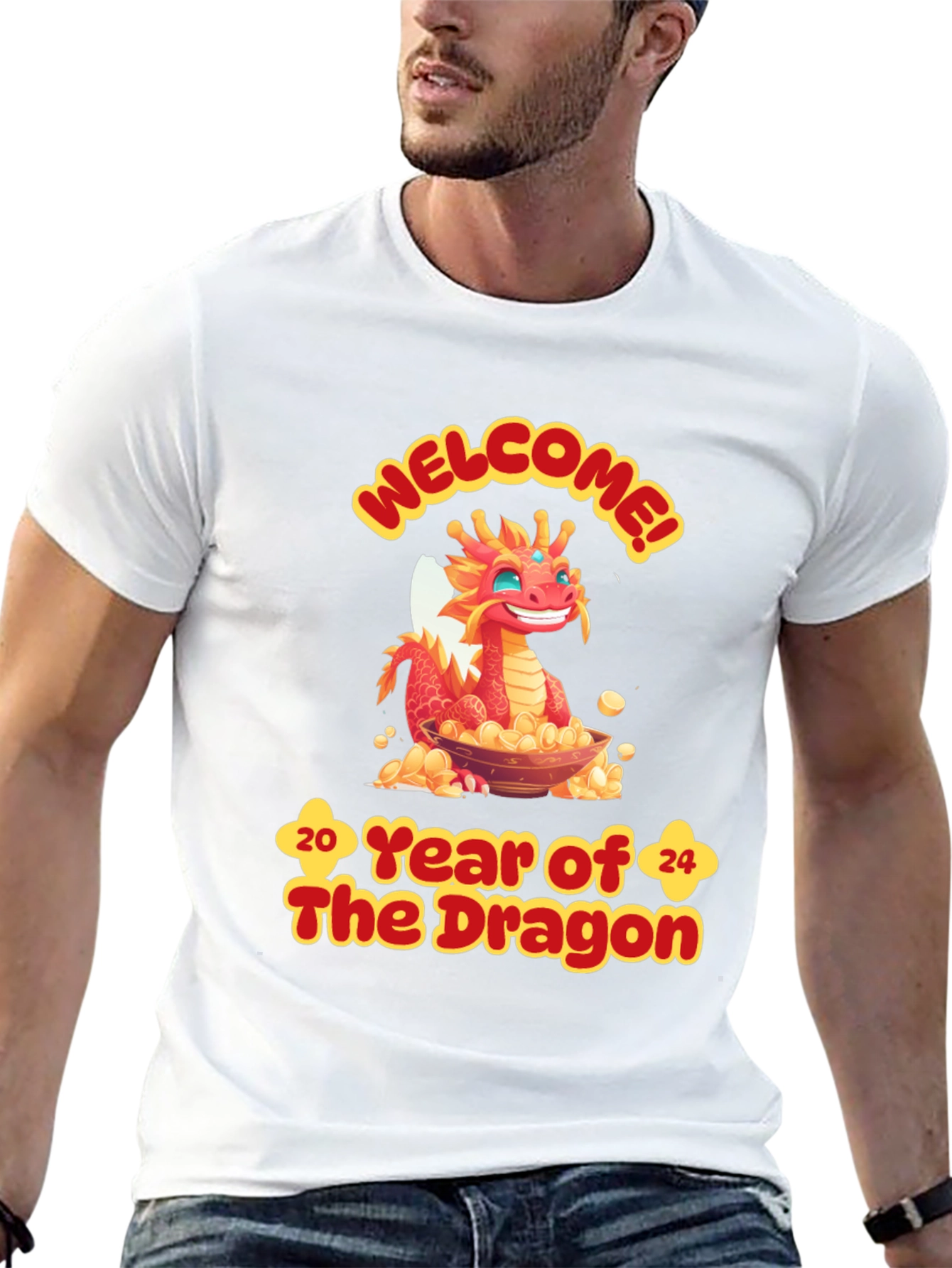 Year of The Dragon 2024 Graphic T-Shirt