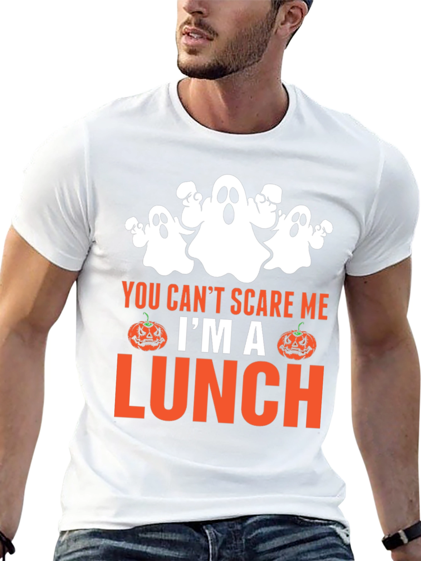 You Cant Scare Me Im a Lunch Halloween T-Shirt
