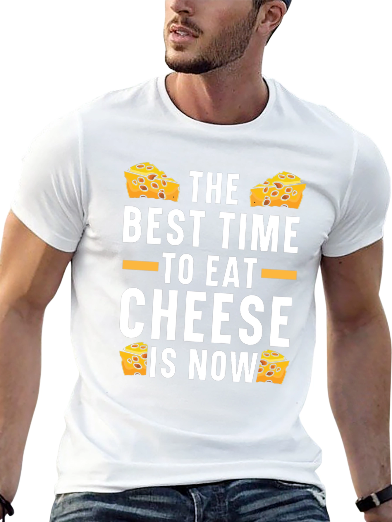 Funny Cheese Lover Graphic T-Shirt