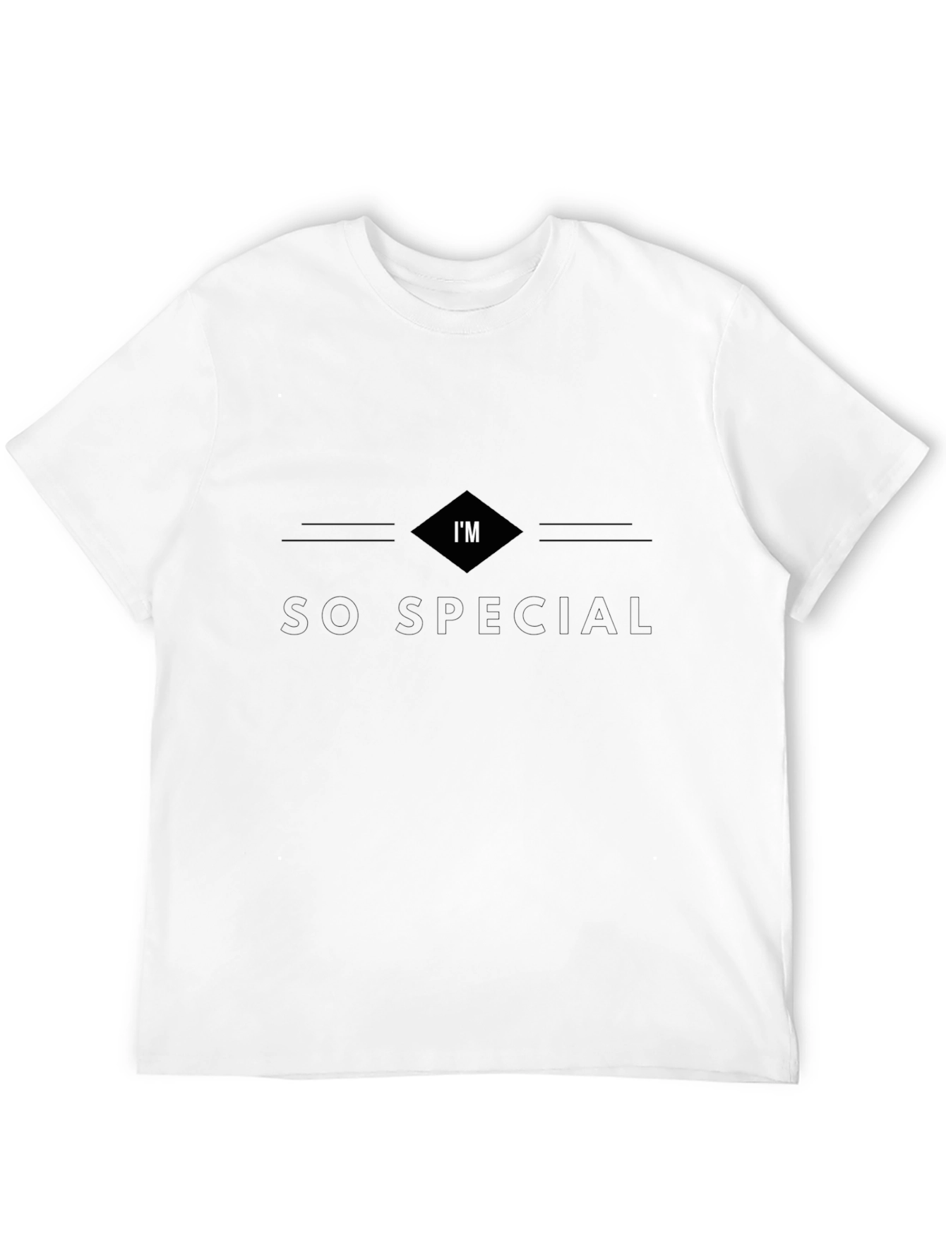 Im So Special Graphic Tee - Classic Black T-Shirt
