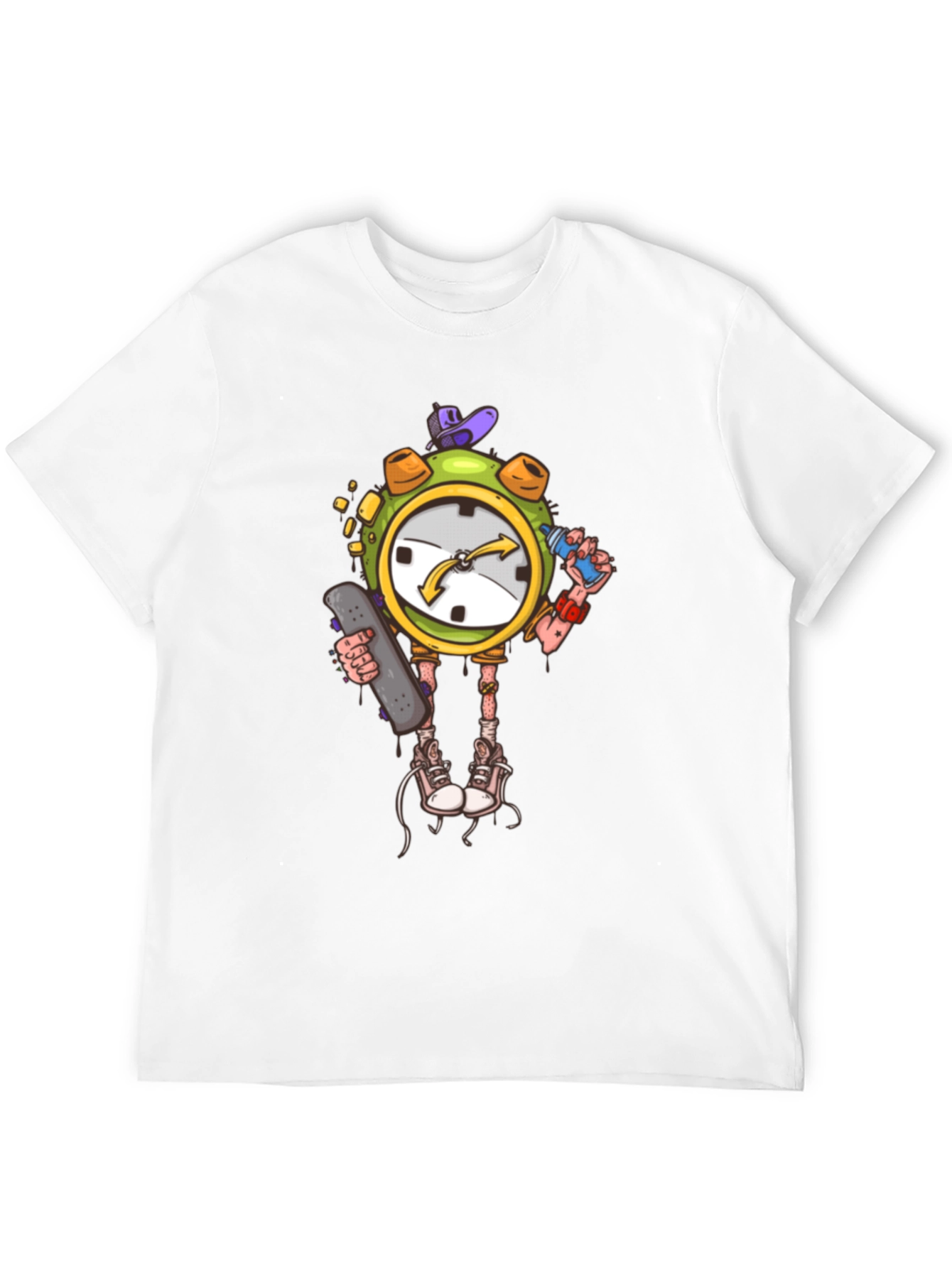 Cool Clock Skater T-Shirt