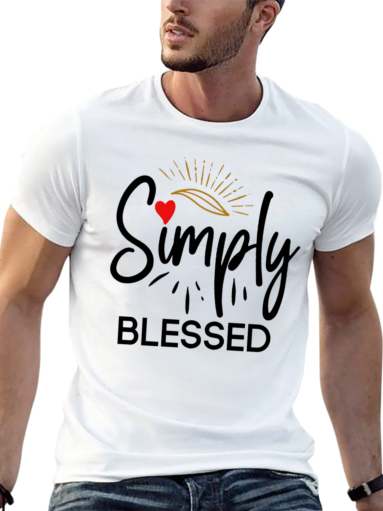Simply Blessed Black T-Shirt