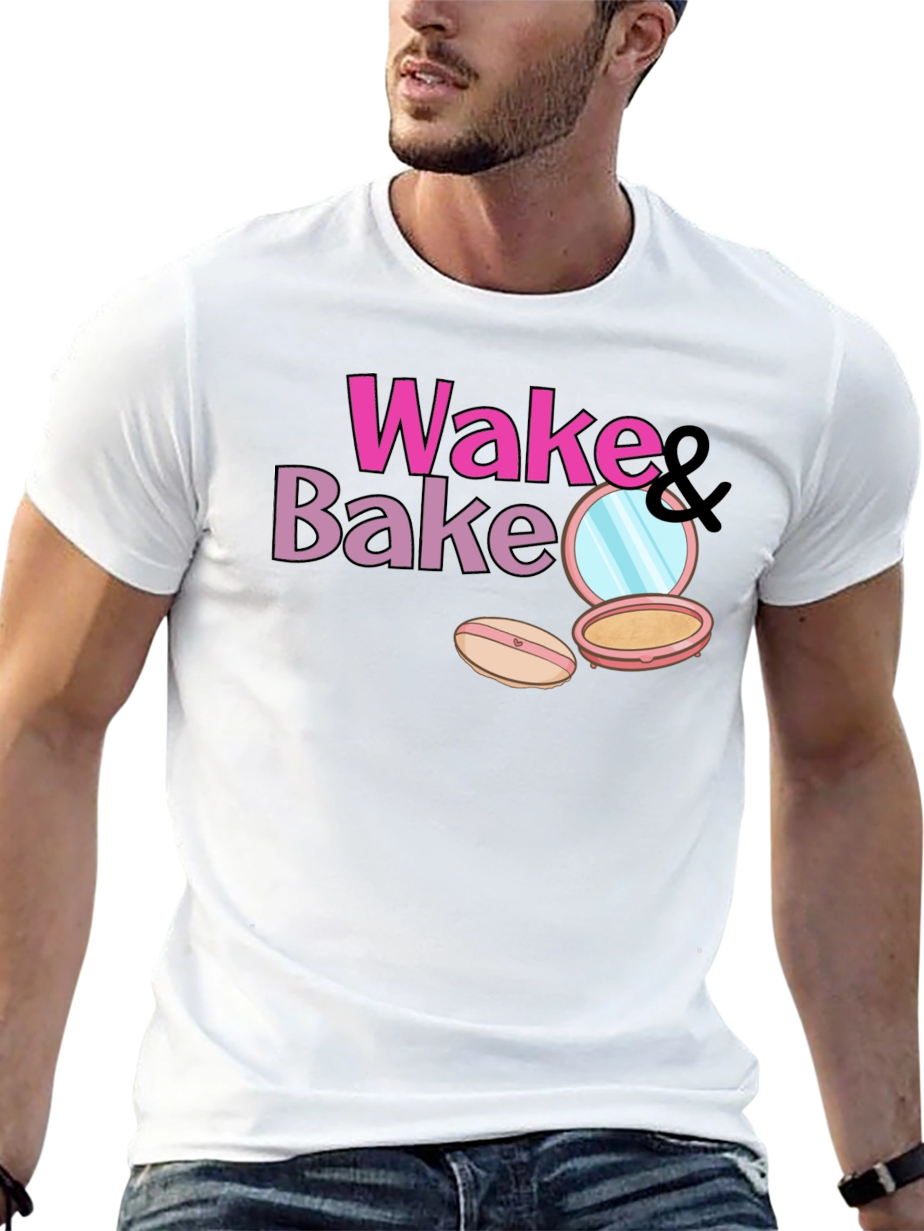 Wake & Bake Makeup T-Shirt - Stylish & Fun