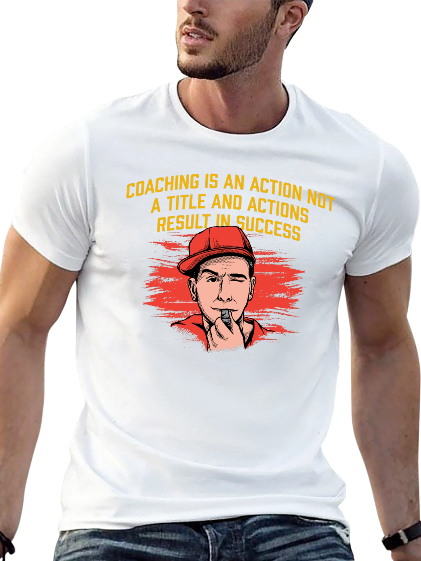 Coaching Success Graphic Tee - Motivational T-Shirt