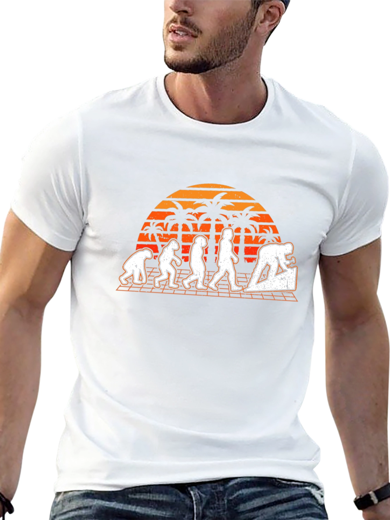 Retro Bricklayer Evolution T-Shirt