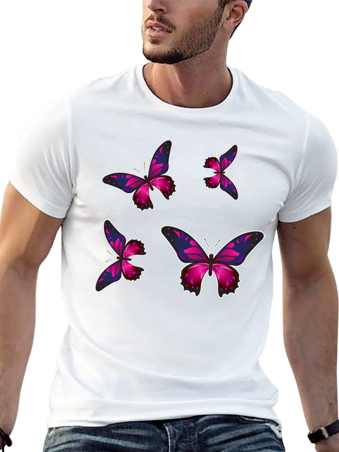 Butterfly Graphic T-Shirt