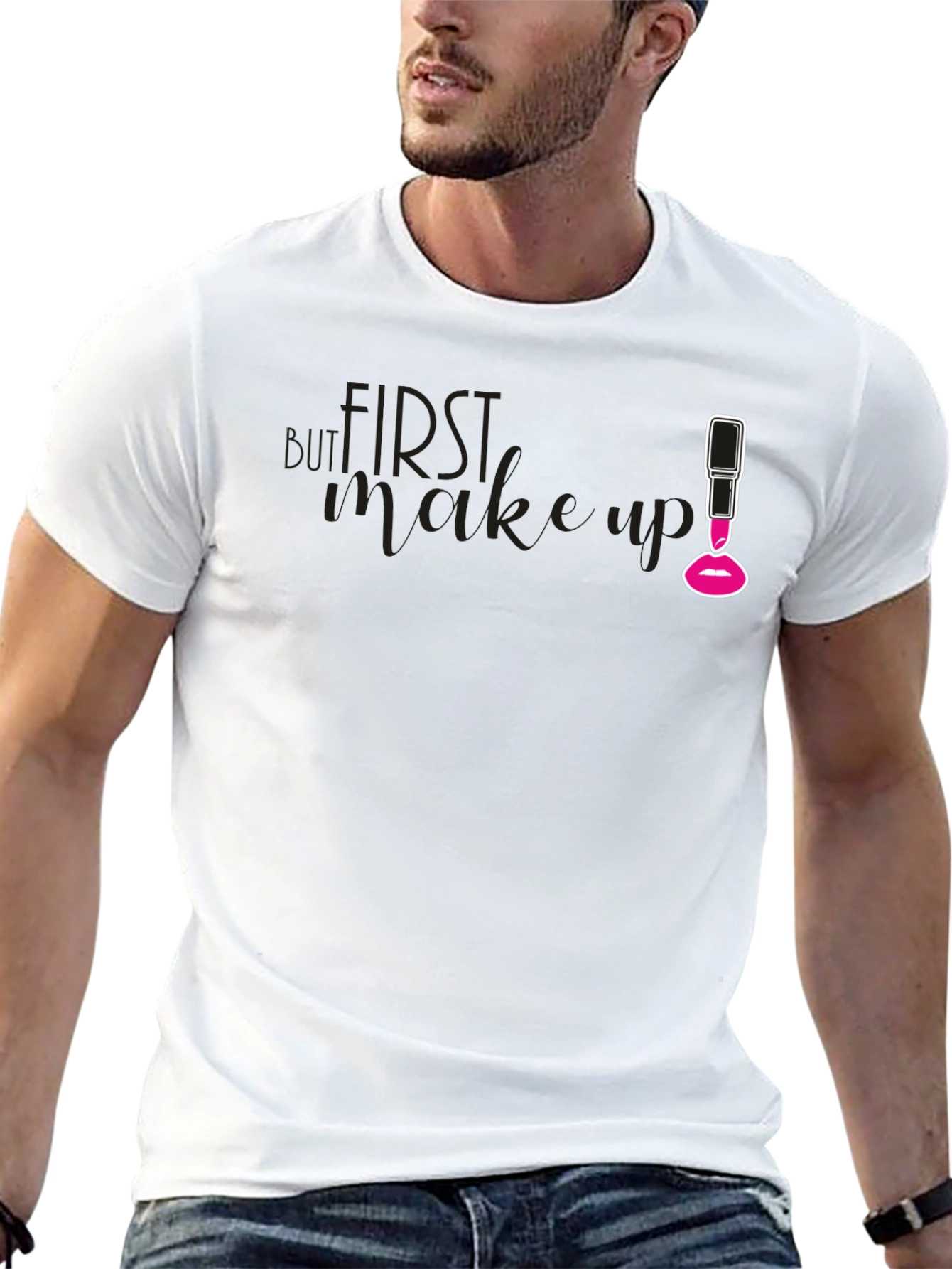 First Makeup Lipstick Graphic Tee