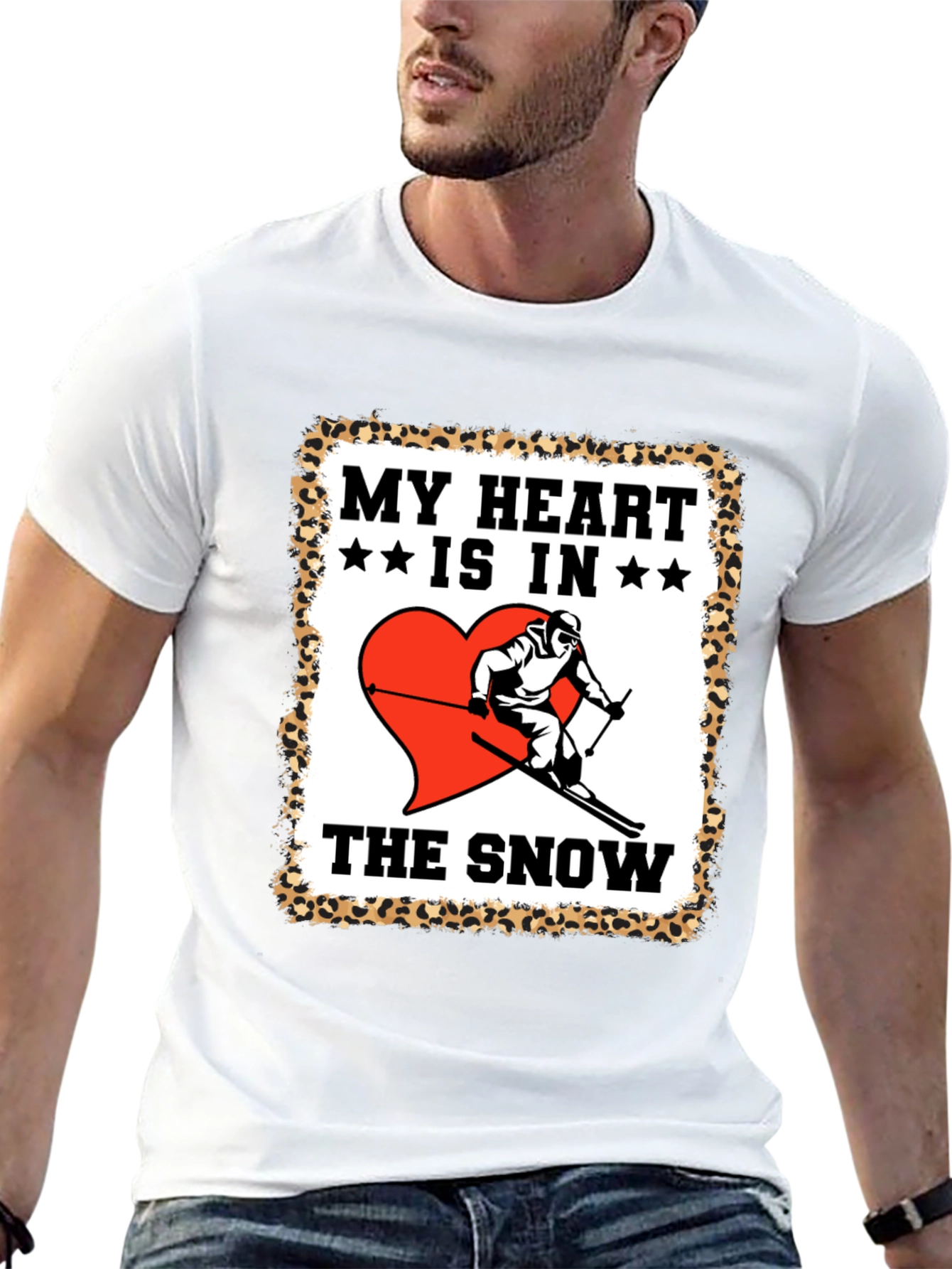 My Heart is in the Snow Graphic T-Shirt