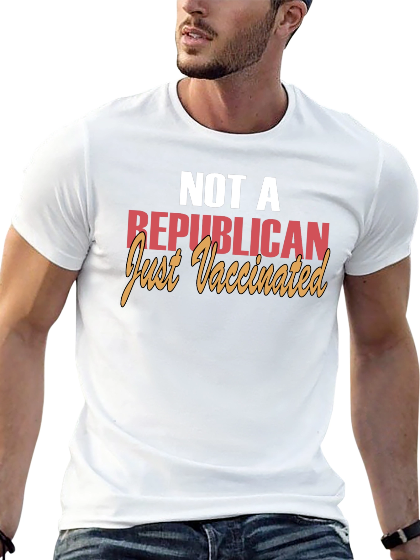 Vaccinated Political Statement T-Shirt