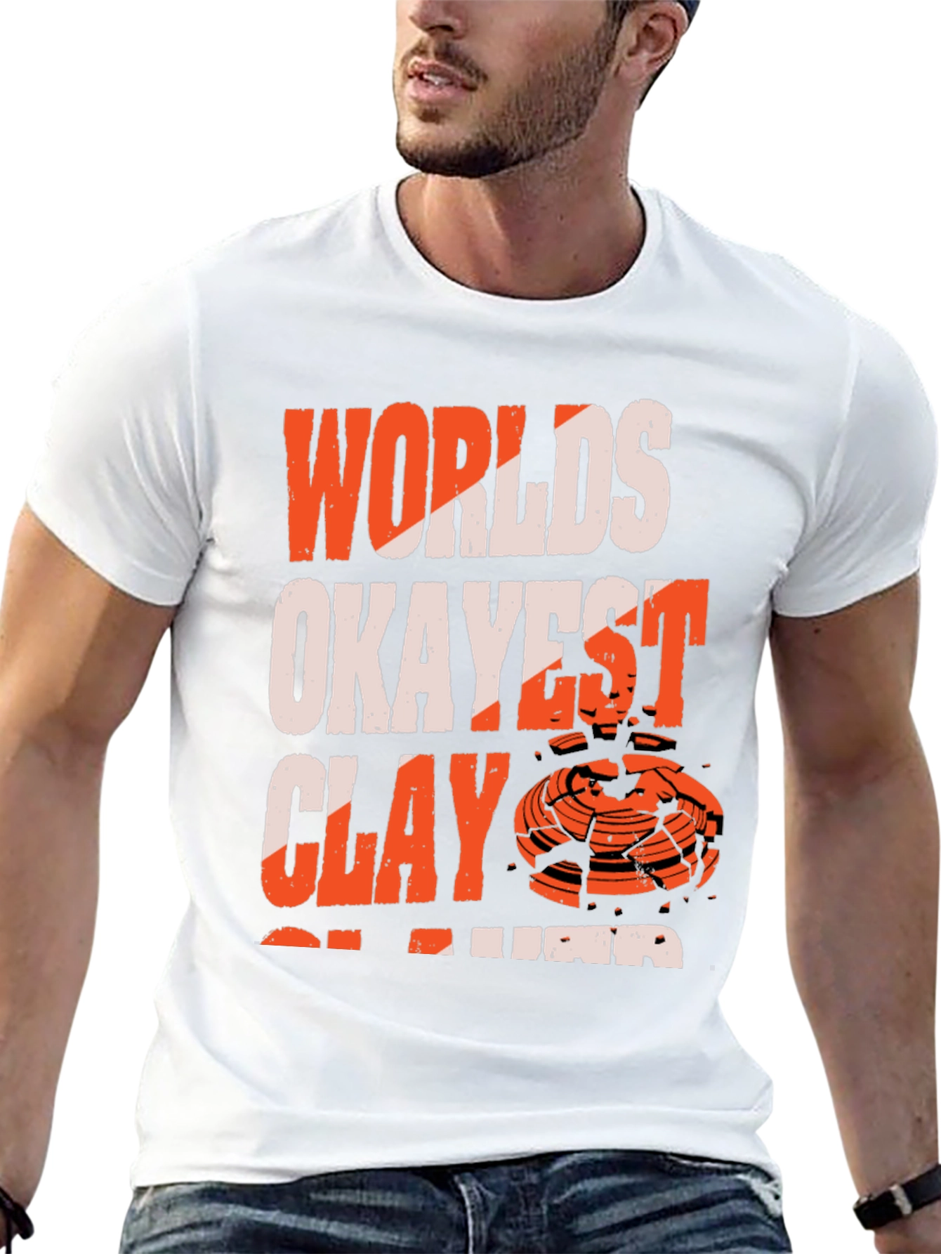 Worlds Okayest Clay Shooter T-Shirt