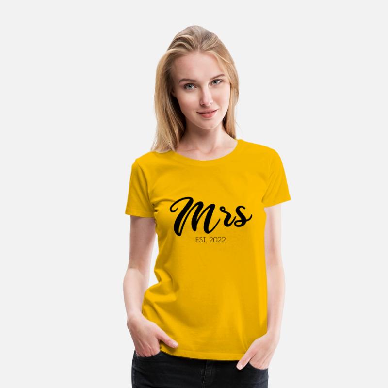 Wedding Mrs Est 2022 Bridal Bride