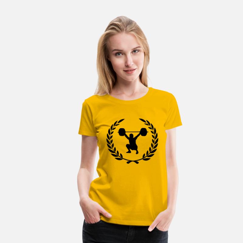Weightlifter prize laurel wreath weightlifting