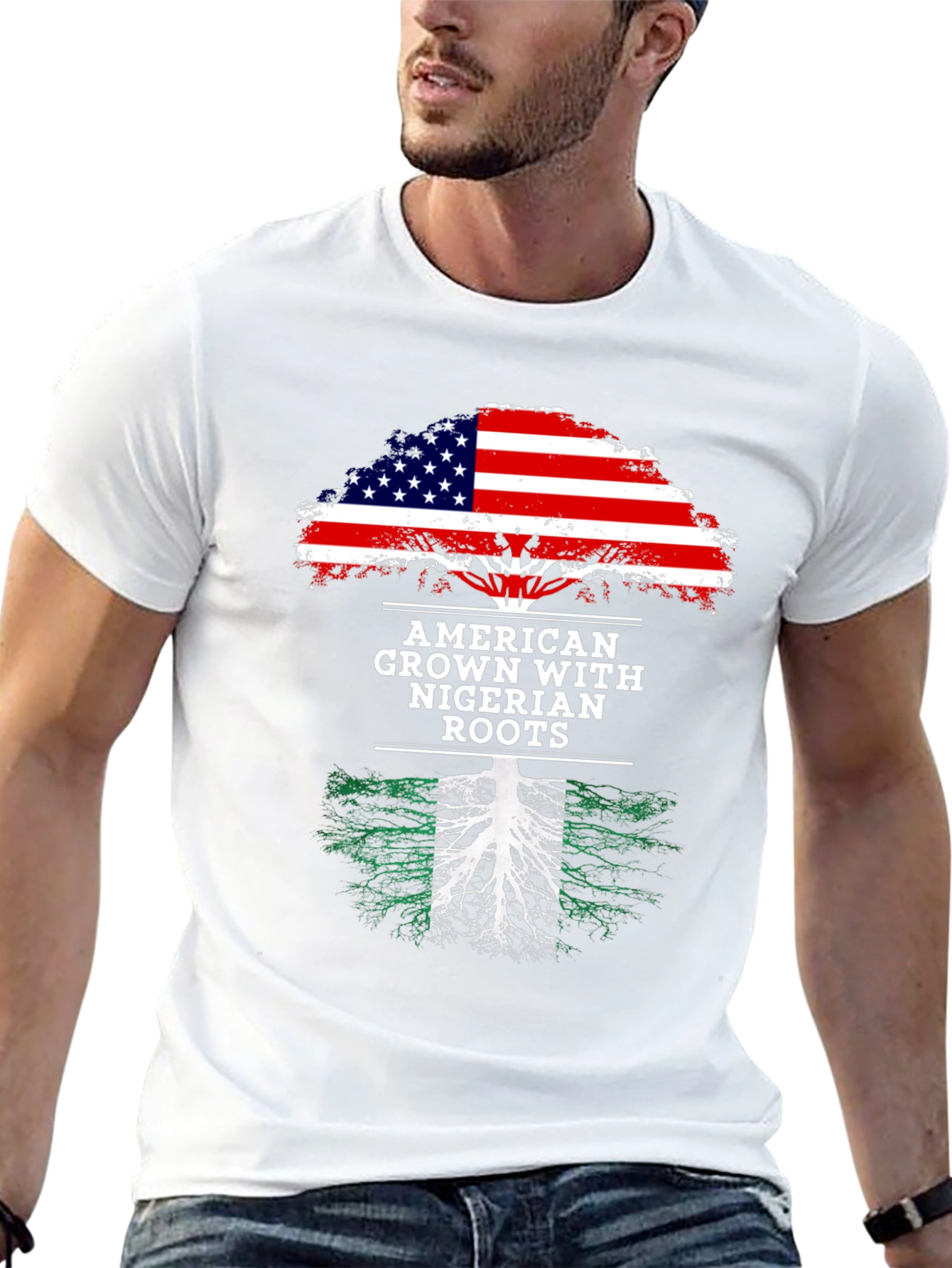 American Grown Nigerian Roots T-Shirt