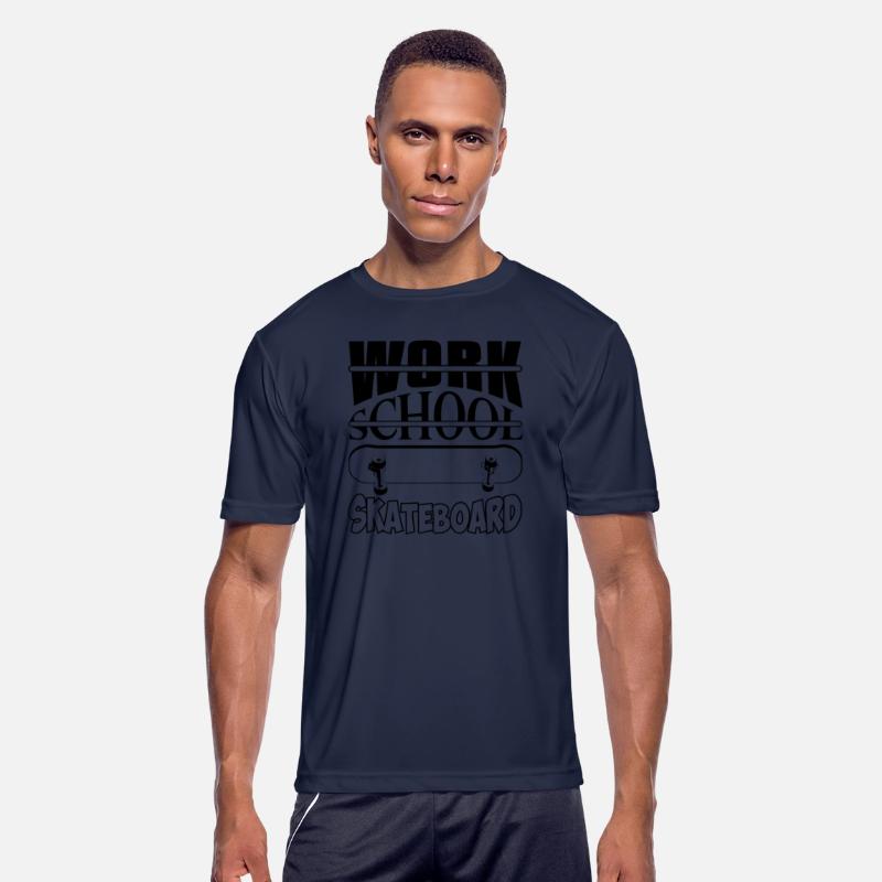 Work School Skateboard Apparel School Life Funny